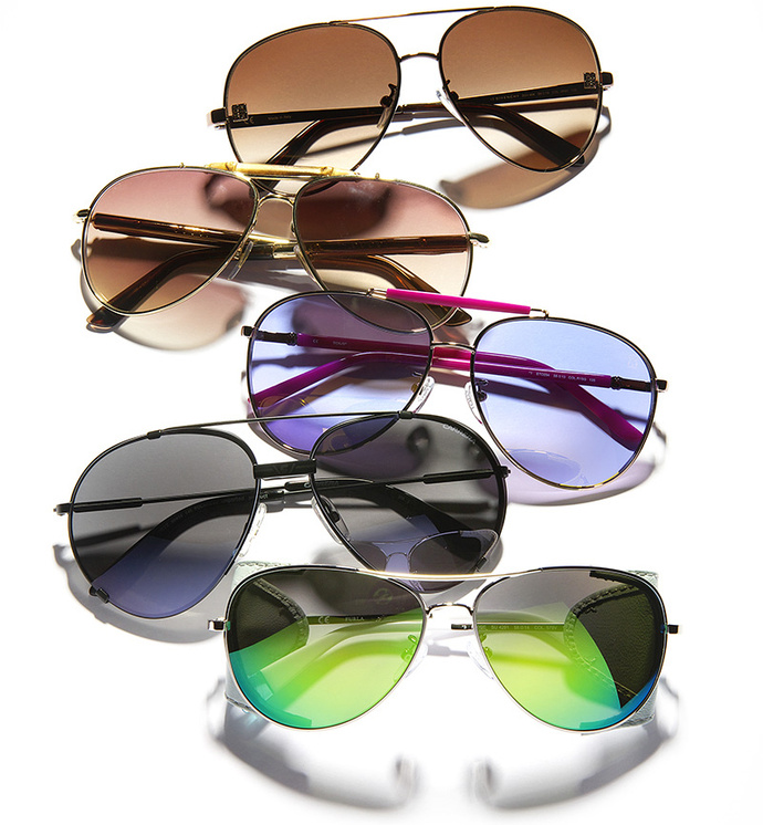 модные солнцезащитные очки 2014 авиаторы