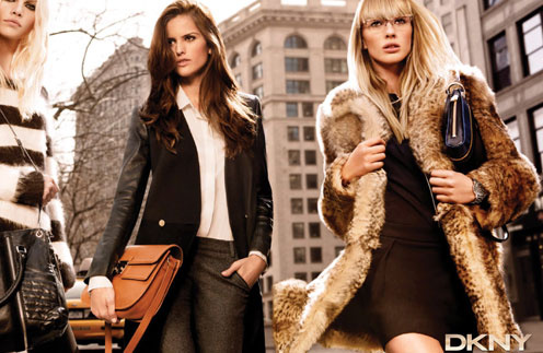 Кадр из рекламной кампании DKNY, осень-зима 2011/12 Кадр из рекламной кампании DKNY, осень-зима 2011/12