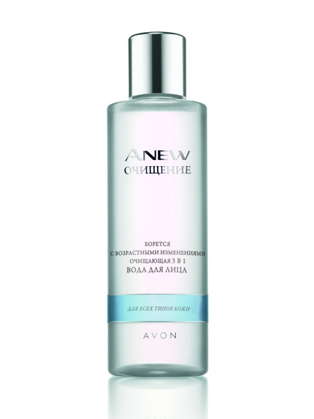 Avon, очищающая вода Anew 3-в-1 с антивозрастным эффектом Avon, очищающая вода Anew 3-в-1 с антивозрастным эффектом