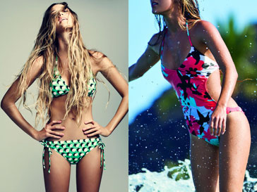 Коллекция купальников DVF loves Roxy весна-лето 2013 Коллекция купальников DVF loves Roxy весна-лето 2013