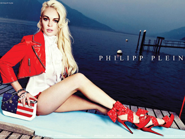 Линдсей Лохан в рекламной кампании Philipp Plein Линдсей Лохан в рекламной кампании Philipp Plein