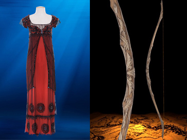 Аукционное платье Роуз "jump dress" и лук Леголаса Lothlorien bow Аукционное платье Роуз "jump dress" и лук Леголаса Lothlorien bow