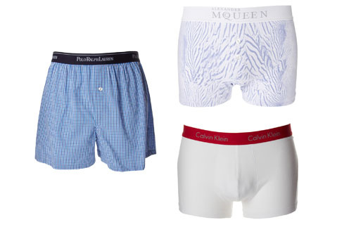 Нижнее белье Ralph Lauren, Calvin Klein и Alexander McQueen Нижнее белье Ralph Lauren, Calvin Klein и Alexander McQueen