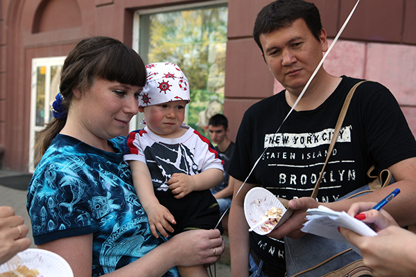 Дегустация Торт с клубникой
