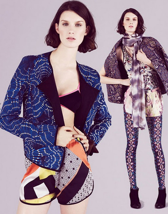 TopShop, лукбук коллекции весна-лето 2012