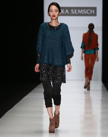 Показ коллекции Sitka Semsch осень-зима 2013/14 на Mercedes-Benz Fashion Week Russia