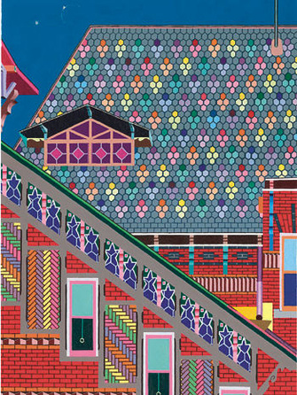 Джессика Парк. «Дом Марка Твена, блик затмения и Венера», 1999.