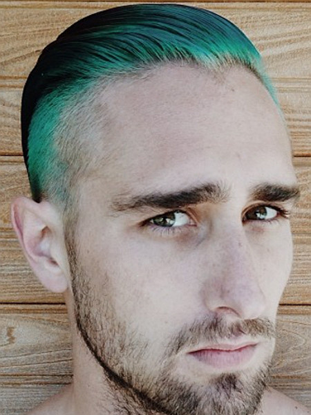 Мужское цветное окрашивание #MermanHair Мужское цветное окрашивание #MermanHair