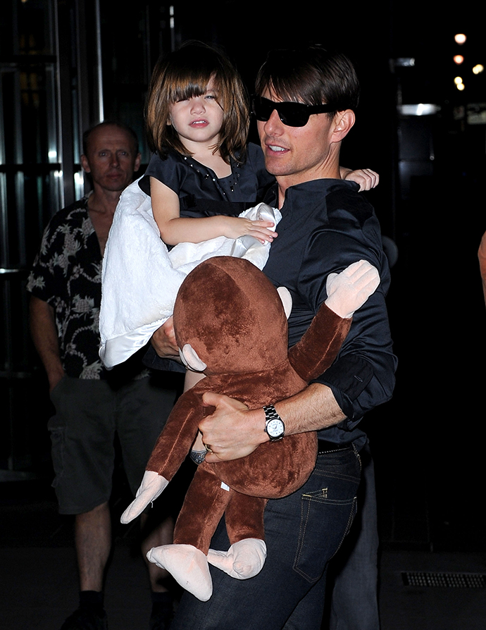 Том Круз с дочерью