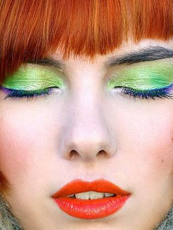 Smoky eyes в зеленых тонах. Smoky eyes
