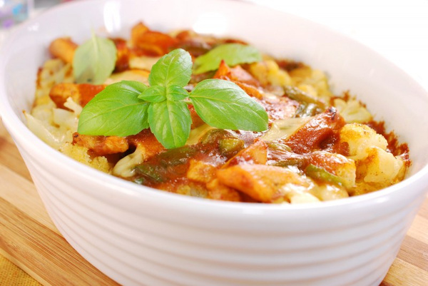 Тушеная картошка с курицей Тушеная картошка с курицей