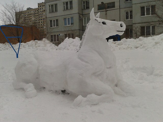 необычные снеговики
