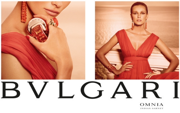 Эдита Вилкевичуте - лицо аромата Omnia Indian Garnet от Bulgari Новинка 2014: парфюм с нотами мандарина, шафрана, туберозы, амбры