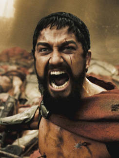 Джерард Батлер в фильме «300 спартанцев». Джерард Батлер (Gerard Butler)
