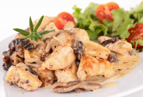 Курица с грибами: рецепты Курица с грибами рецепты