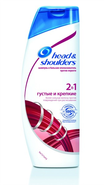 Шампунь и бальзам-ополаскиватель 2 в 1 «Густые и крепкие» Head & Shoulders Шампунь и бальзам-ополаскиватель 2 в 1 «Густые и крепкие» Head & Shoulders