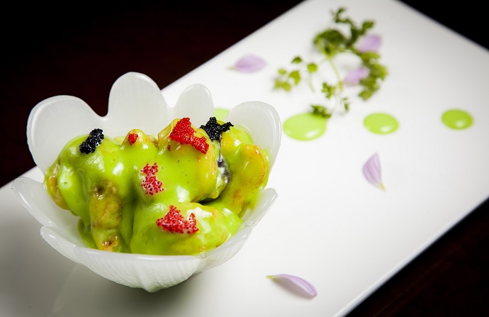 Тигровые креветки в соусе Васаби