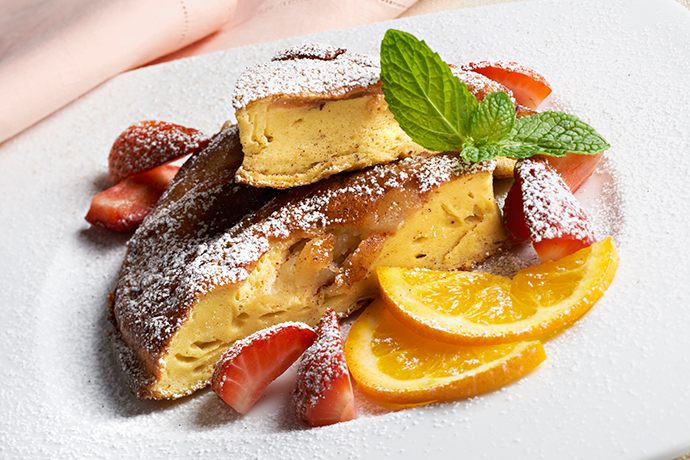 Омлет с яблоками апфельтатш Омлет с яблоками апфельтатш