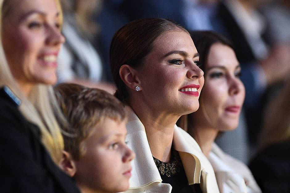 Алина Кабаева с сыном