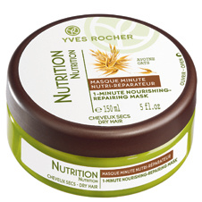 Экспресс-маска для питания волос с экстрактом овса Nutri-Reparateur, Yves Rocher идеальна для секущихся и сухих волос. Экспресс-маска для питания волос с экстрактом овса Nutri-Reparateur, Yves Rocher идеальна для секущихся и сухих волос.