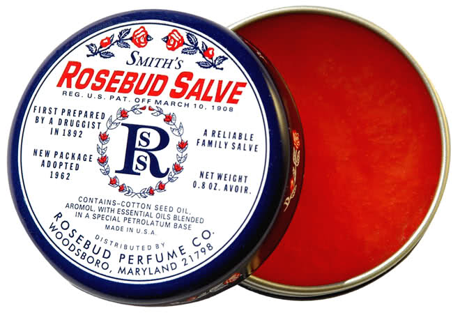 Многофункциональный бальзам Smith's Rosebud Salve Tin от Rosebud Perfume