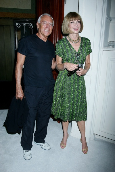 Джоржио Армани (Giorgio Armani) и Анна Винтур (Anna Wintour) на показе Valentino Джоржио Армани (Giorgio Armani) и Анна Винтур (Anna Wintour) на показе Valentino