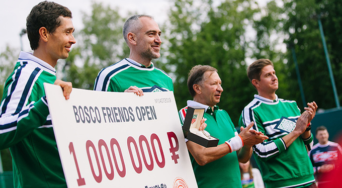 Первый благотворительный теннисный турнир BoscoFriendsOpen Первый благотворительный теннисный турнир BoscoFriendsOpen