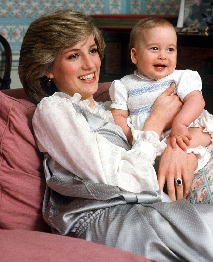 Принцесса Диана и принц Уильям