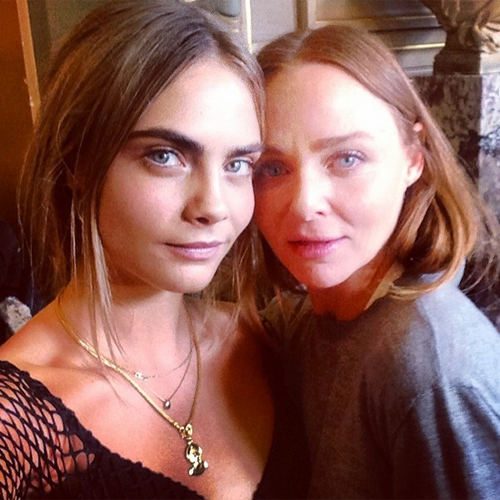 Кара Делевинь и Стелла Маккартни