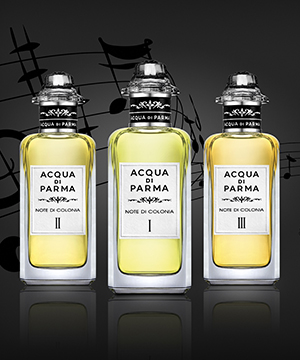 Взяли ноту: Acqua di Parma представили три эксклюзивных аромата Note di Colonia 