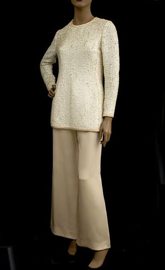 Yves Saint Laurent Couture, вечерний костюм, 1970 Yves Saint Laurent Couture, вечерний костюм, 1970