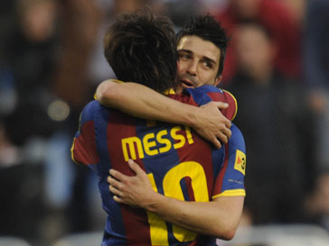 Лионель Месси (Lionel Messi) и Давид Вилья (David Villa) Лионель Месси (Lionel Messi) и Давид Вилья (David Villa)