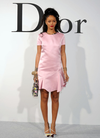 Рианна на шоу Dior