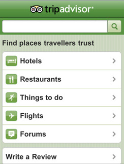 Узнайте рекомендации опытных путешественников с помощью приложения Tripadvisor. Узнайте рекомендации опытных путешественников с помощью приложения Tripadvisor.