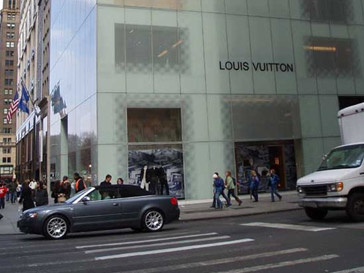 Бутик Louis Vuitton, Манхэттен, Нью-Йорк Бутик Louis Vuitton, Манхэттен, Нью-Йорк