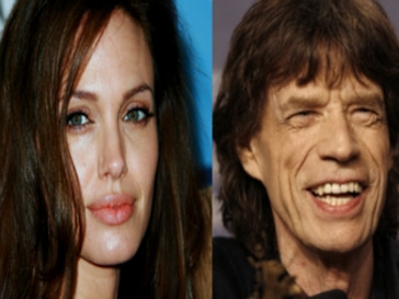 Анджелина Джоли и Мик Джаггер Анджелина Джоли и Мик Джаггер