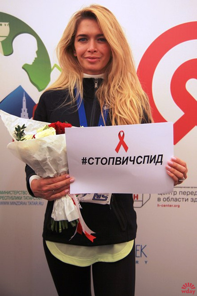 Вера Брежнева на Казанском марафоне 2016, фото