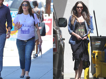 Беременных Дрю Бэрримор (Drew Barrymore) и Меган Фокс (Megan Fox) не заботит модная одежда Беременных Дрю Бэрримор (Drew Barrymore) и Меган Фокс (Megan Fox) не заботит модная одежда