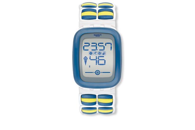 Интерактивные часы Swatch Touch Zero One, 6000 р.
