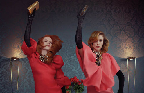 Кадр из рекламной кампании Lanvin, осень-зима 2011/12 Кадр из рекламной кампании Lanvin, осень-зима 2011/12
