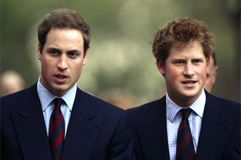 Принц Уильям и принц Гарри