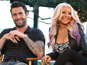 Кристина Агилера (Christina Aguilera) и Адам Левин (Adam Levine) Кристина Агилера (Christina Aguilera) и Адам Левин (Adam Levine)