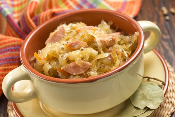 Рецепт тушеной капусты с мясом Рецепт тушеной капусты с мясом