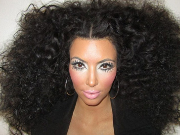Ким Кардашьян (Kim Kardashian) в образе Дайаны Росс Ким Кардашьян (Kim Kardashian) в образе Дайаны Росс