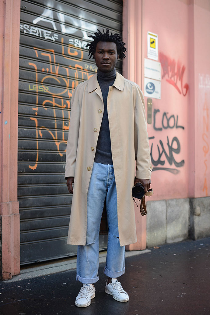 Неделя мужской моды в Милане: street style