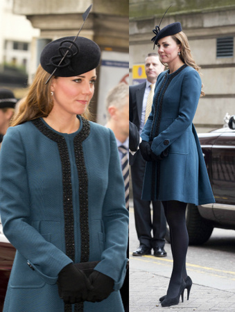 Кейт Миддлтон в пальто Malene Birger