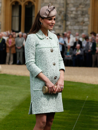 Кейт Миддлтон в пальто Mulberry