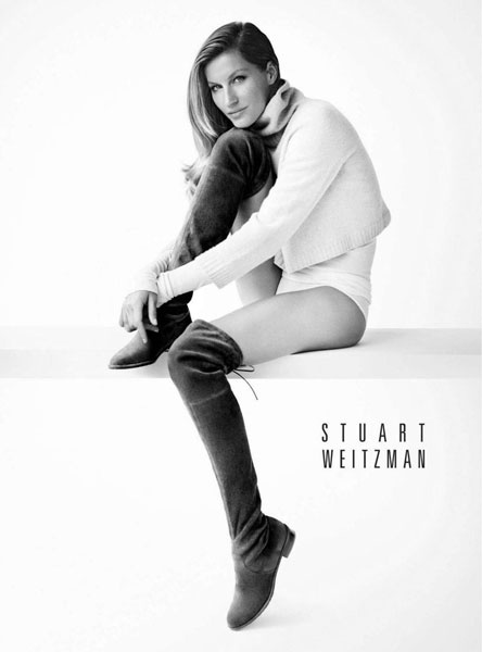 Жизель Бундхен для Stuart Weitzman осень-зима 2014/15 Жизель Бундхен для Stuart Weitzman осень-зима 2014/15