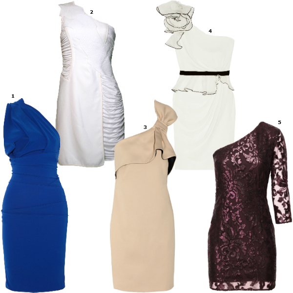 1. Preen by Thornton Bregazzi, 25580 руб. 2. BCBGMAXAZRIA, 13500 руб. 3. Halston Heritage, 9000 руб. 4. Notte by Marchesa, цена по запросу. 5. H&M, 2999 руб.