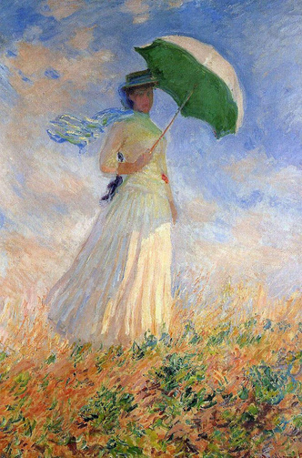 Пророческая картина Клода Моне «Женщина с зонтиком»: страшная судьба, которую он сам себе напророчил